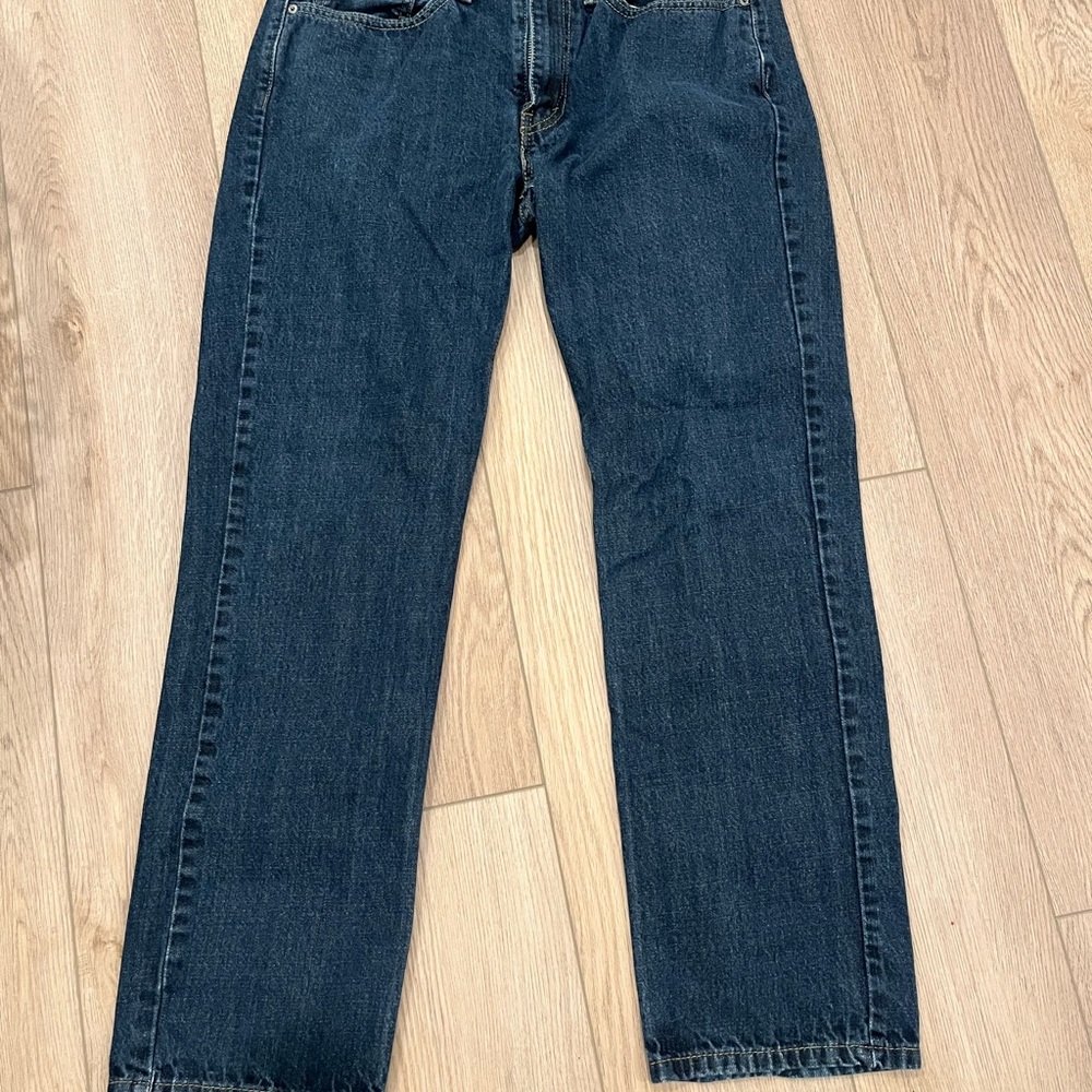 Levi's Dark Blue Straight Jeans